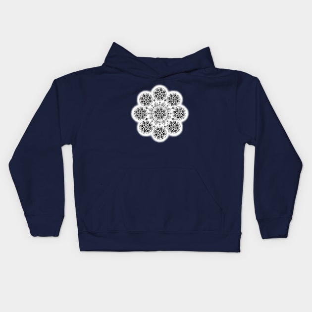 Flower in a Flower Kids Hoodie by NMartworks